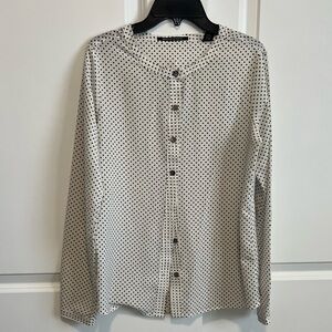 Scotch & Soda Black and White Polka Dot Jacket
